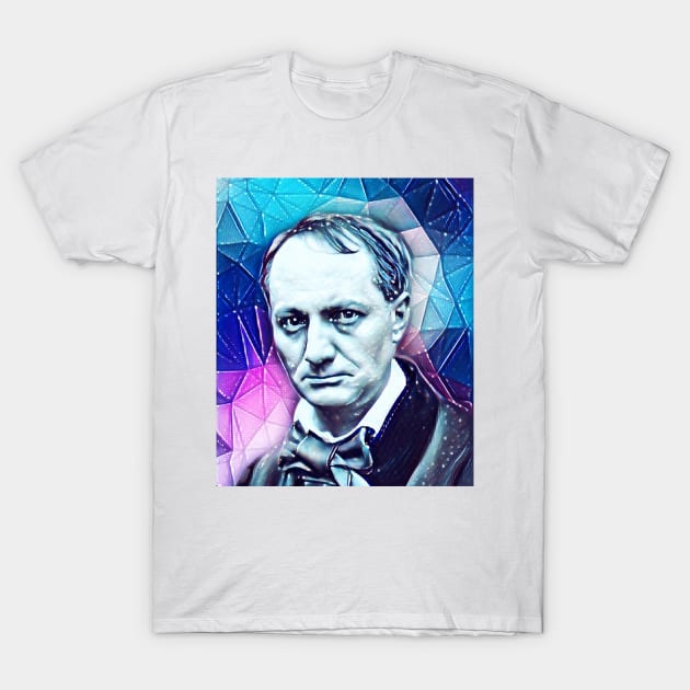 Charles Baudelaire Portrait | Charles Baudelaire Artwork 13 T-Shirt by JustLit